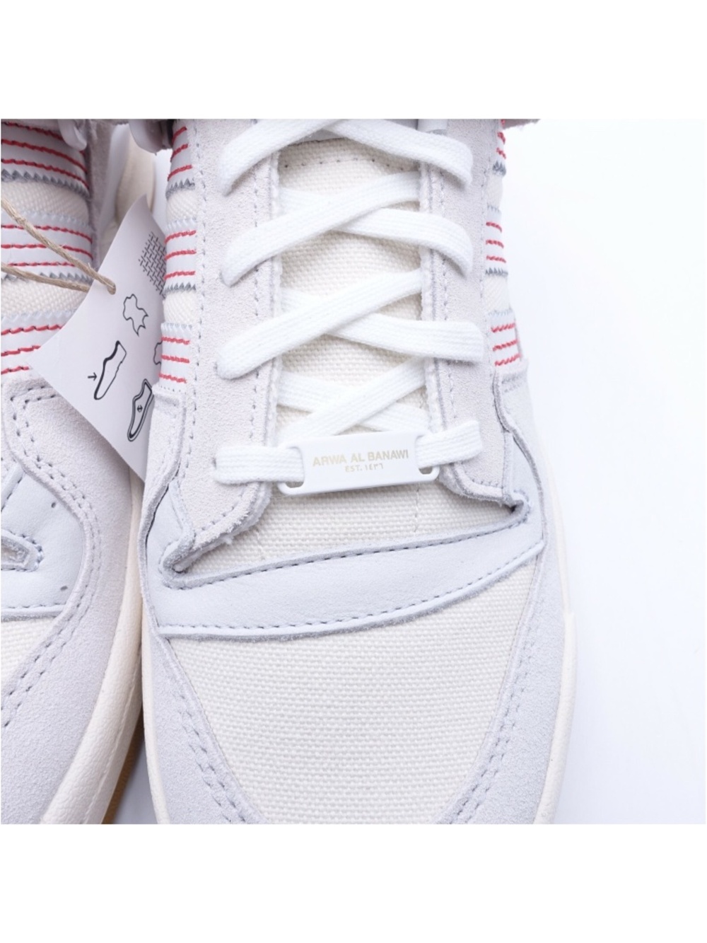 NEW adidas Originals x Arwa Al Banawi Forum 84 Lo Shoes - Picture 6 of 10